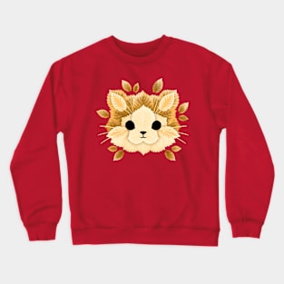 Cat of leaves Crewneck Sweatshirt